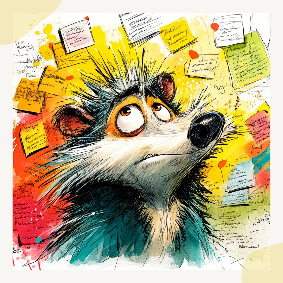 Sketchbook Animal AI Art Prompt for Midjourney AI Image Generator - CITTRA Collective