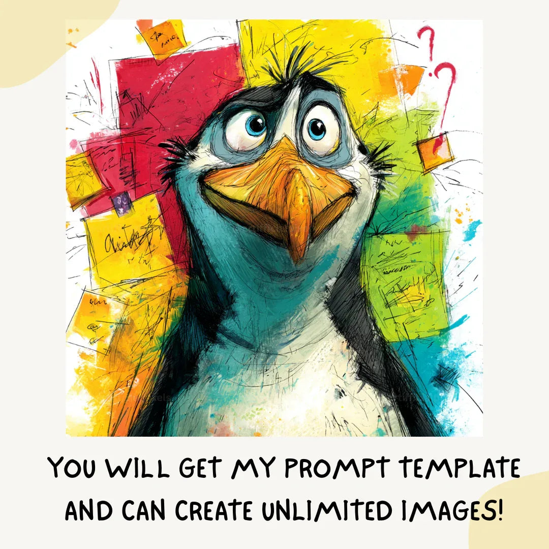 Sketchbook Animal AI Art Prompt for Midjourney AI Image Generator - CITTRA Collective