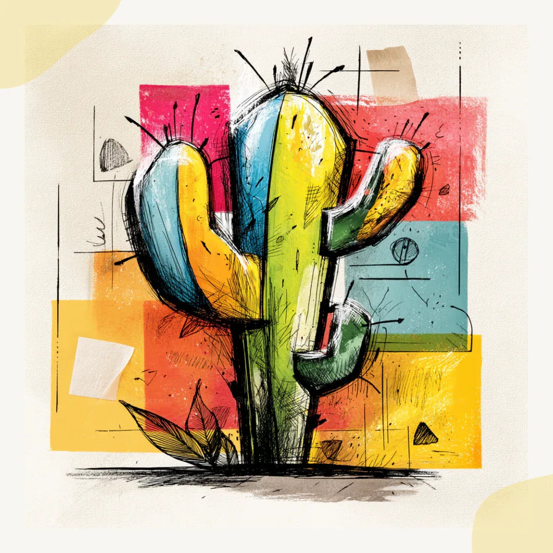 Messy Colourful Sketchpad Icons AI Art Prompt for Midjourney AI Image Generator - CITTRA Collective