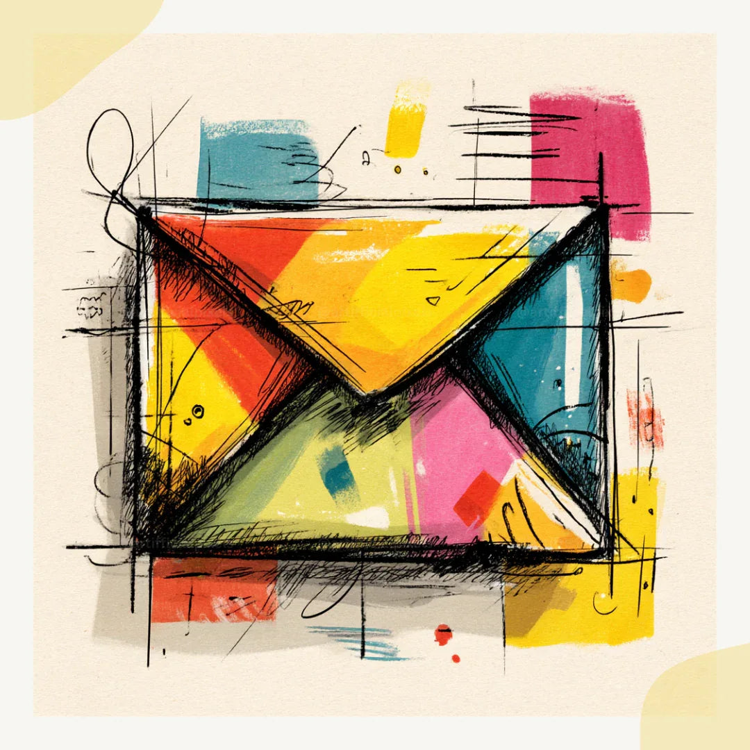 Messy Colourful Sketchpad Icons AI Art Prompt for Midjourney AI Image Generator - CITTRA Collective