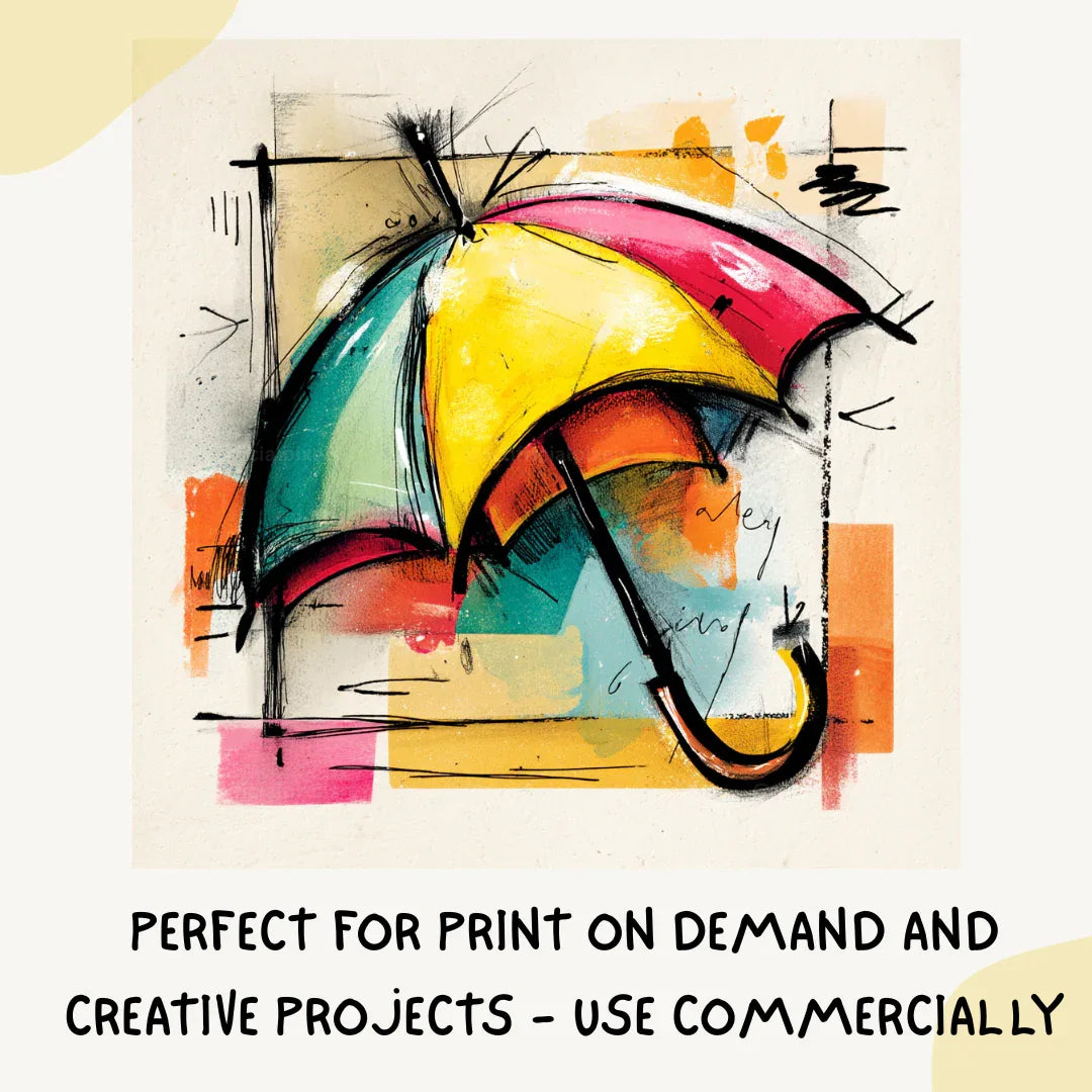 Messy Colourful Sketchpad Icons AI Art Prompt for Midjourney AI Image Generator - CITTRA Collective