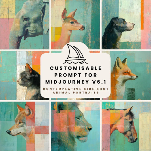 contemptlative-animal-side-shot-portraits-midjourney-ai-prompt-front