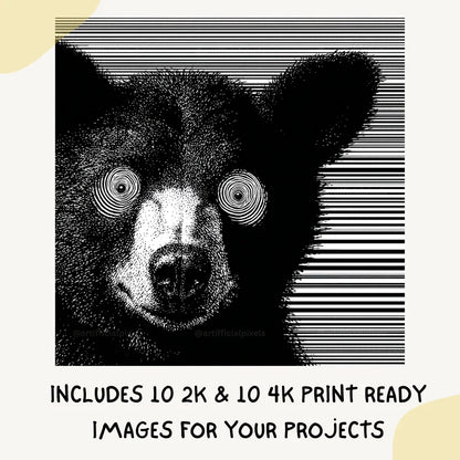 customisable-midjourney-ai-art-prompt-to-create-weird-illusion-animal-portraits-bear