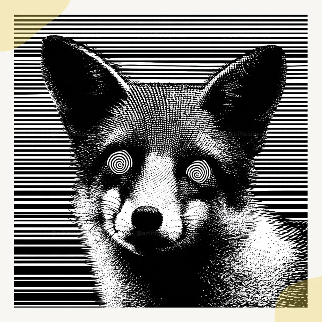 customisable-midjourney-ai-art-prompt-to-create-weird-illusion-animal-portraits-fox