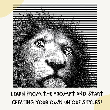 customisable-midjourney-ai-art-prompt-to-create-weird-illusion-animal-portraits-lion