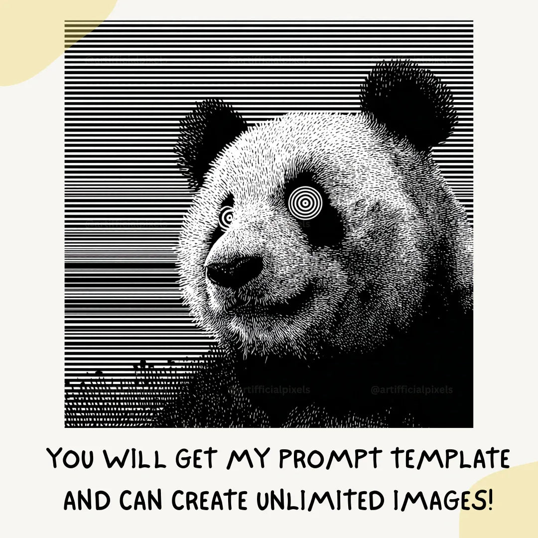 customisable-midjourney-ai-art-prompt-to-create-weird-illusion-animal-portraits-panda