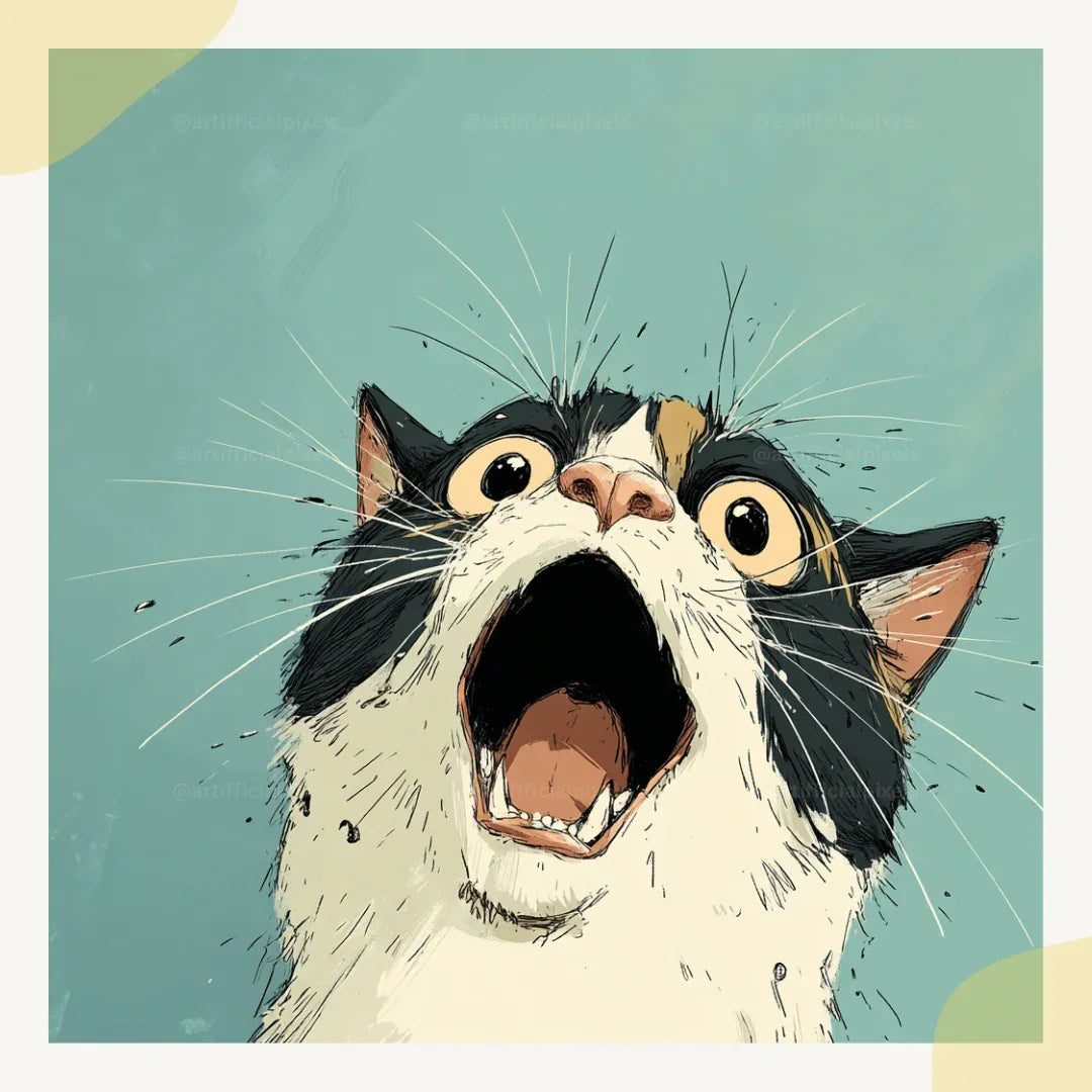 Funny Illustrated Animal Sketch Art Prompt for Midjourney AI Image Generator - CITTRA Collective