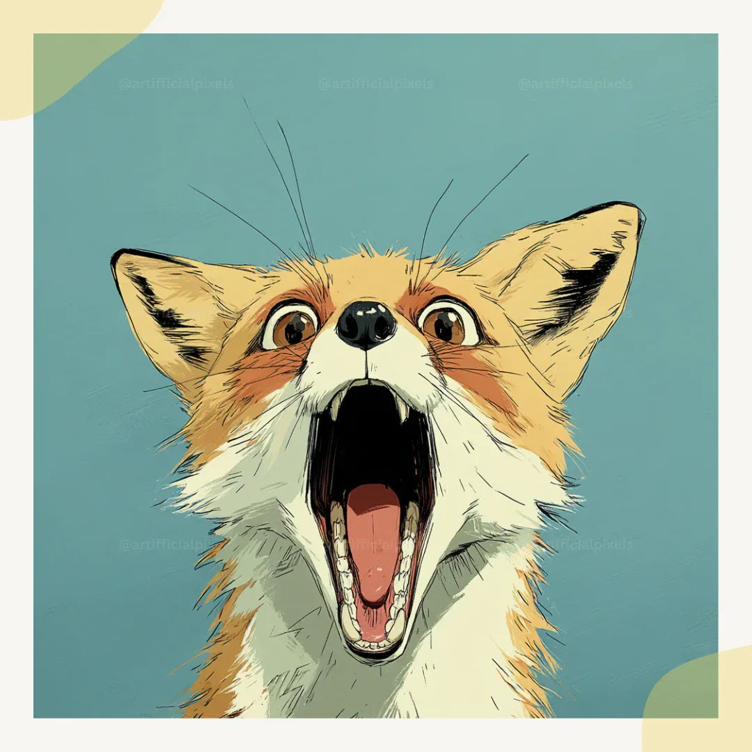 Funny Illustrated Animal Sketch Art Prompt for Midjourney AI Image Generator - CITTRA Collective