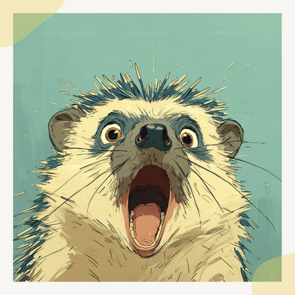 Funny Illustrated Animal Sketch Art Prompt for Midjourney AI Image Generator - CITTRA Collective