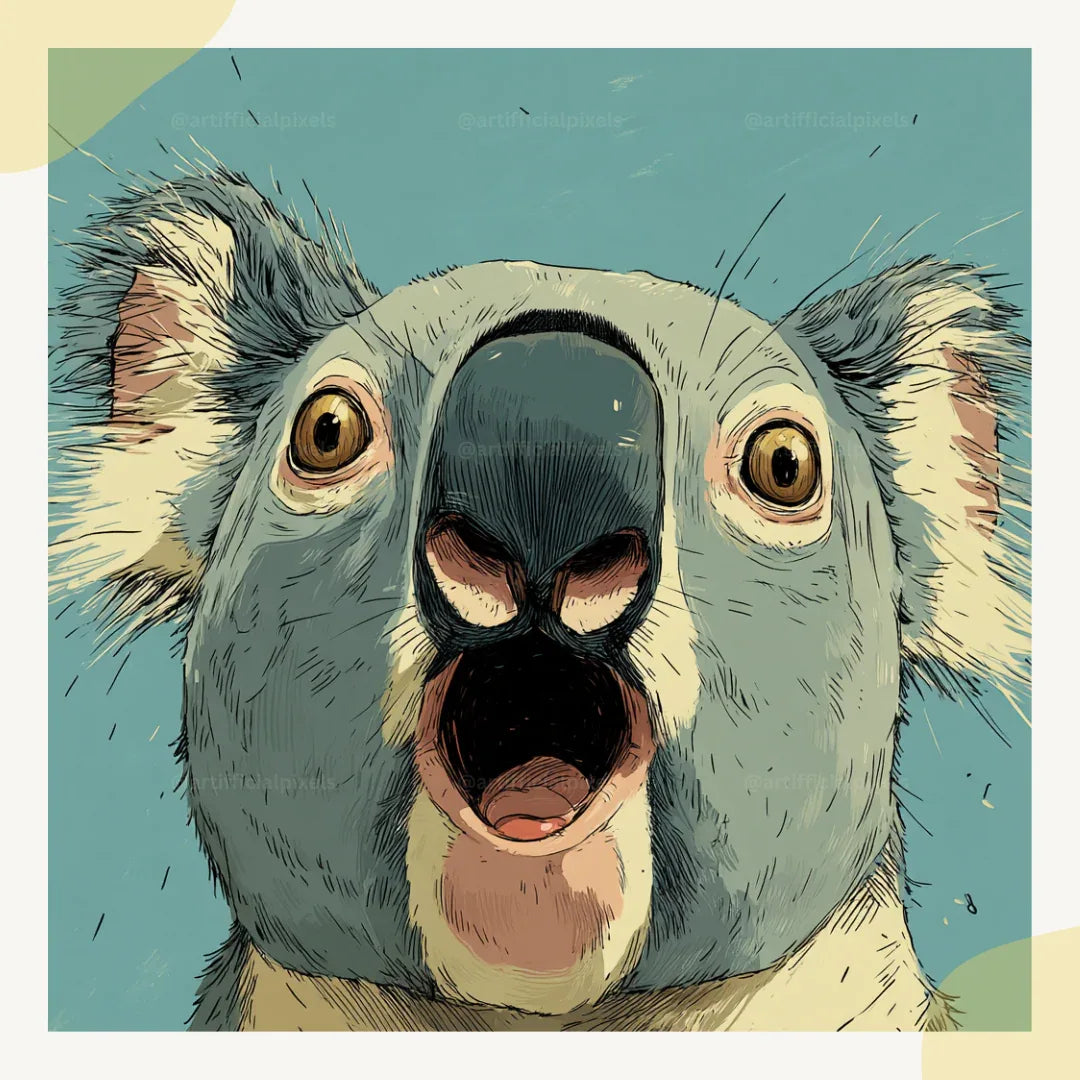 Funny Illustrated Animal Sketch Art Prompt for Midjourney AI Image Generator - CITTRA Collective