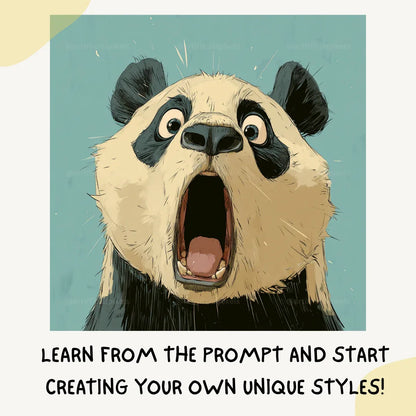 Funny Illustrated Animal Sketch Art Prompt for Midjourney AI Image Generator - CITTRA Collective