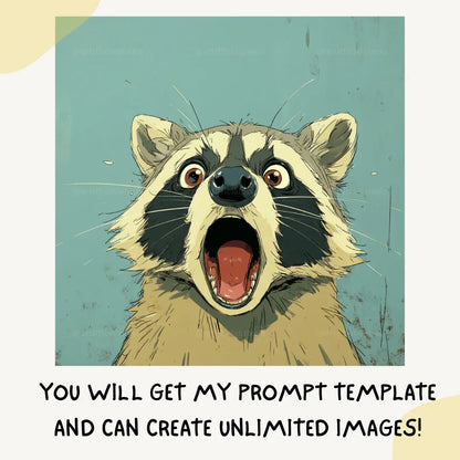 Funny Illustrated Animal Sketch Art Prompt for Midjourney AI Image Generator - CITTRA Collective