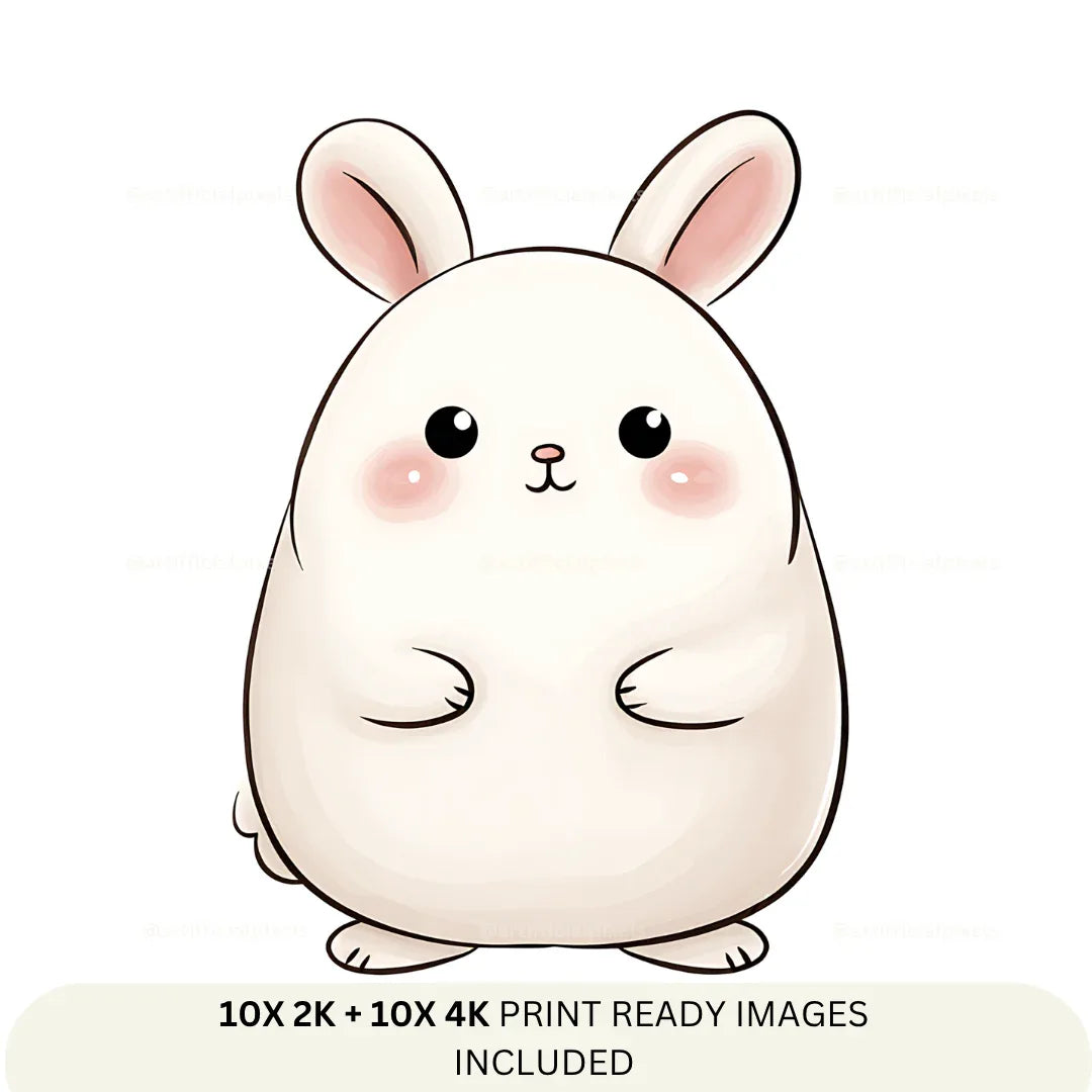 cute-and-adorable-kawaii-animal-stickers-midjourney-ai-prompt-bunny