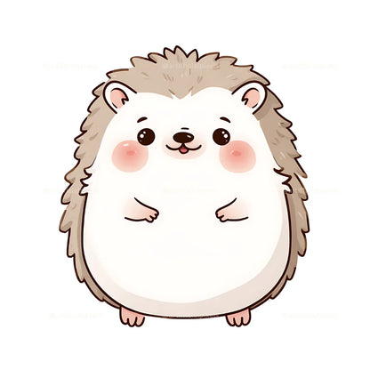 cute-and-adorable-kawaii-animal-stickers-midjourney-ai-prompt-hedgehog