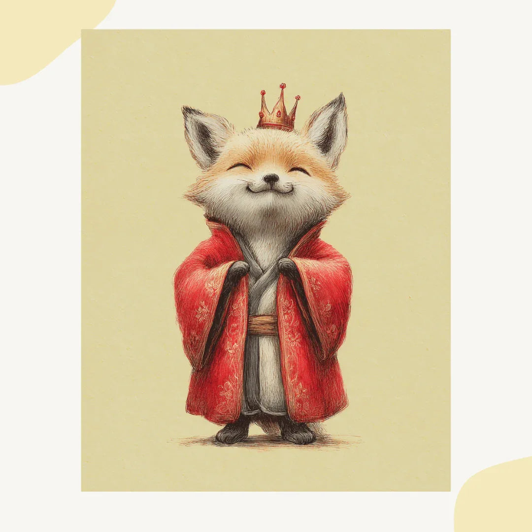 Midjourney Prompt for Creating Cute Hanfu Animal AI Generated Art Posters - CITTRA Collective