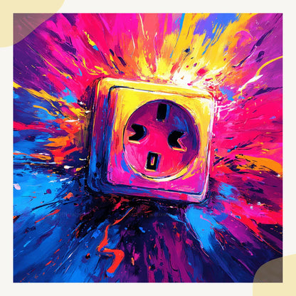 Psychedelic Still Life Free Midjourney Prompt for Electric Digital Art - CITTRA Collective