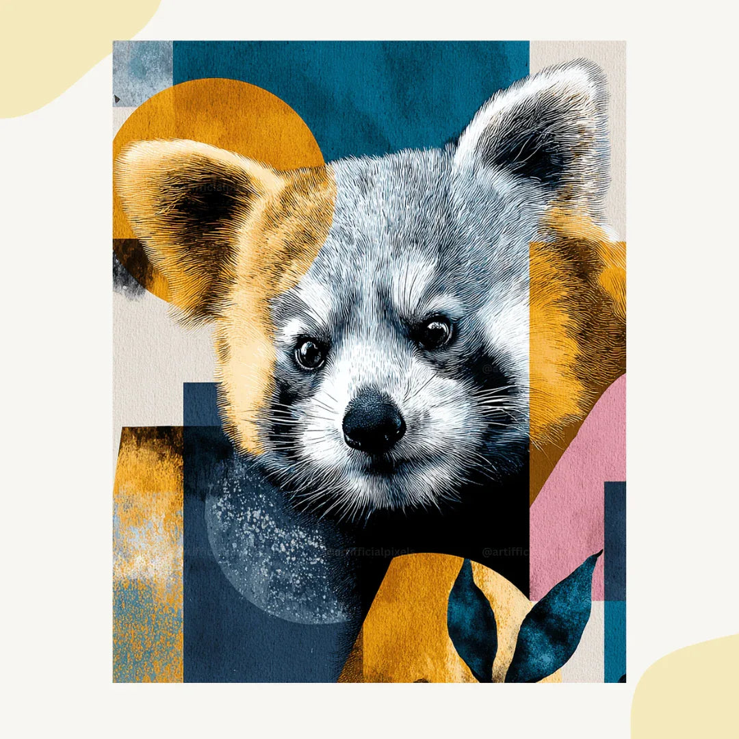 Stylised Midjourney Prompt for AI Generated Pop Art Animal Portraits - CITTRA Collective