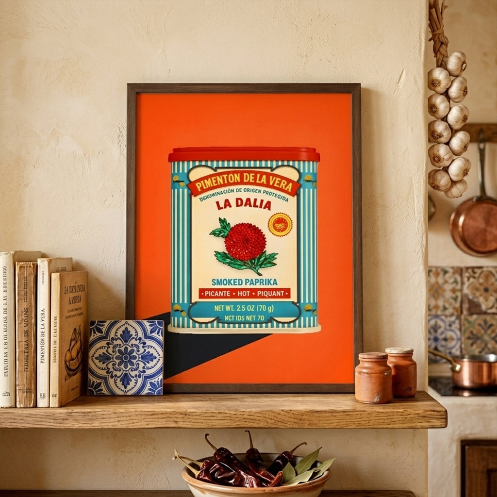 Spanish Paprika Pop Art Print