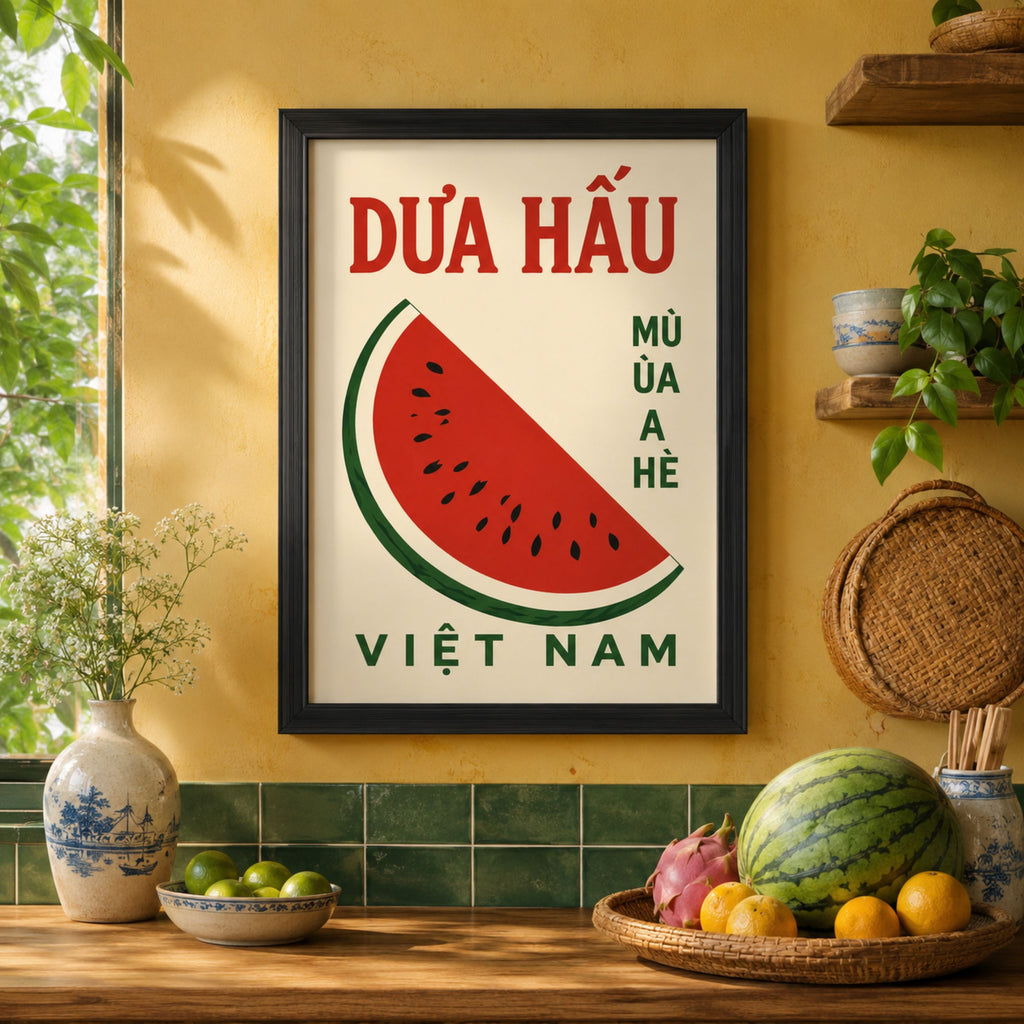 Vietnamese Watermelon Poster