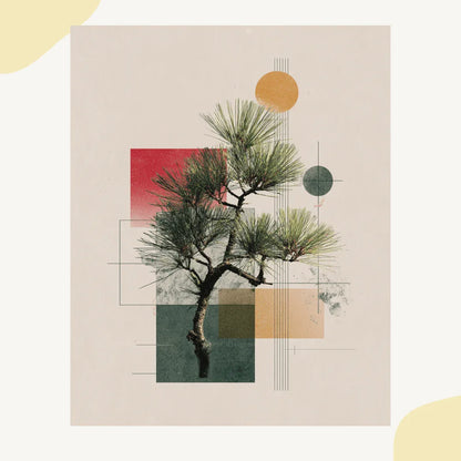 Minimalist Midjourney Prompt for Japanese Geometric Botanical Art - CITTRA Collective