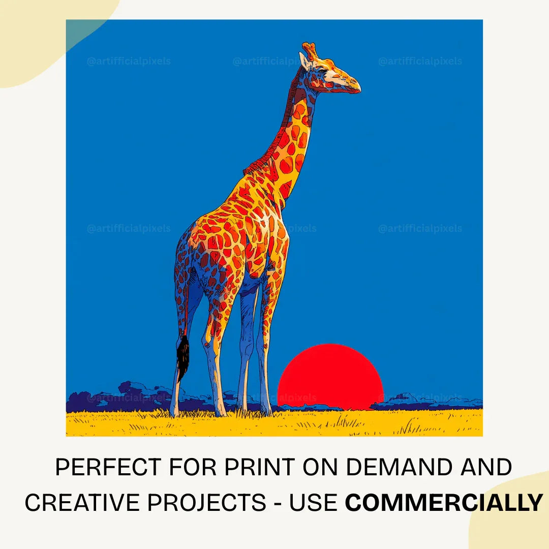 Vibrant Pop Art Animals Midjourney Prompt for Digital AI Art - CITTRA Collective