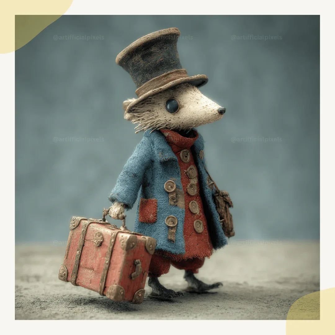 Midjourney Prompt for Creating Whimsical Vintage Animal Sculptures - CITTRA Collective