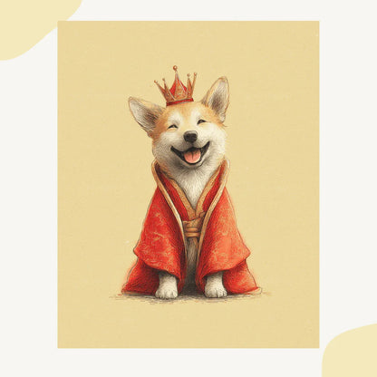Midjourney Prompt for Creating Cute Hanfu Animal AI Generated Art Posters - CITTRA Collective