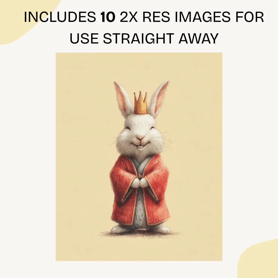 Midjourney Prompt for Creating Cute Hanfu Animal AI Generated Art Posters - CITTRA Collective