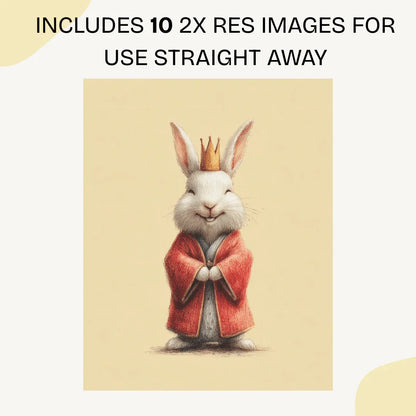 Midjourney Prompt for Creating Cute Hanfu Animal AI Generated Art Posters - CITTRA Collective