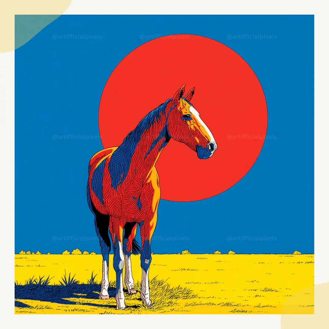 Vibrant Pop Art Animals Midjourney Prompt for Digital AI Art - CITTRA Collective