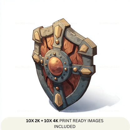 Stylized Game Icon Prompt for Midjourney AI Image Generator - CITTRA Collective