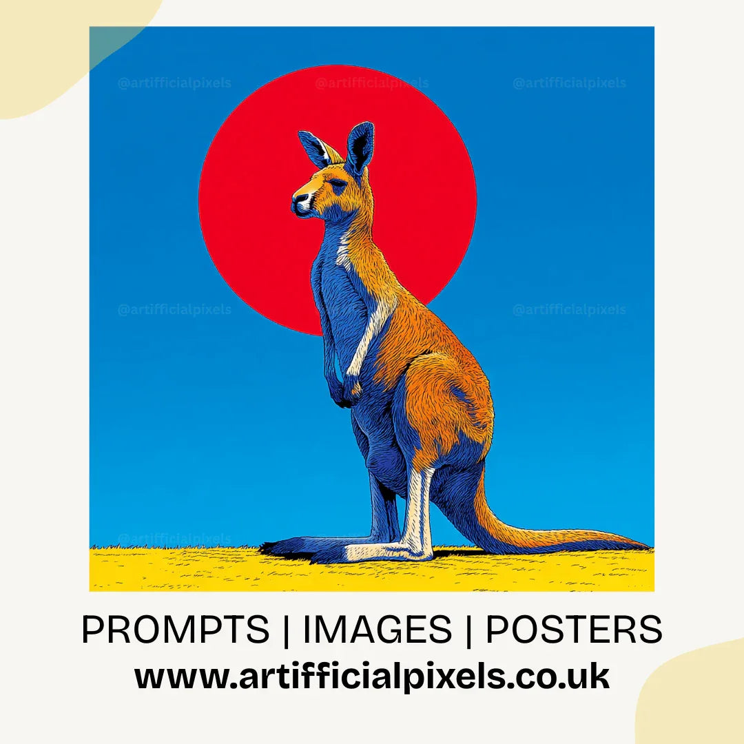 Vibrant Pop Art Animals Midjourney Prompt for Digital AI Art - CITTRA Collective