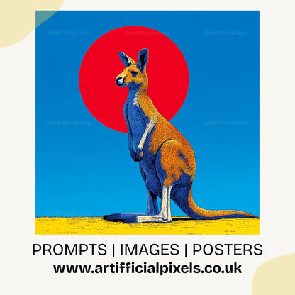 Vibrant Pop Art Animals Midjourney Prompt for Digital AI Art - CITTRA Collective