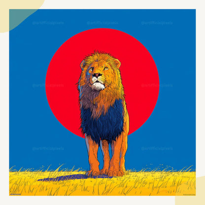 Vibrant Pop Art Animals Midjourney Prompt for Digital AI Art - CITTRA Collective