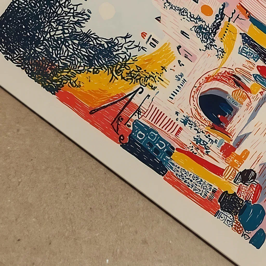 Marrakesh Souks Cultural Art Print - CITTRA Collective