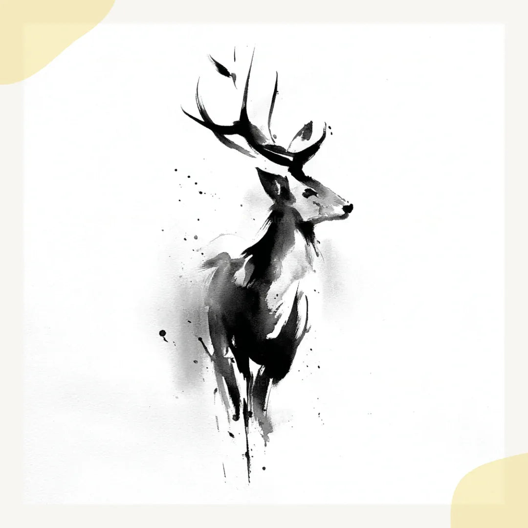 Minimalist Chinese Ink Wash AI Art Prompt for Midjourney AI Image Generator - CITTRA Collective