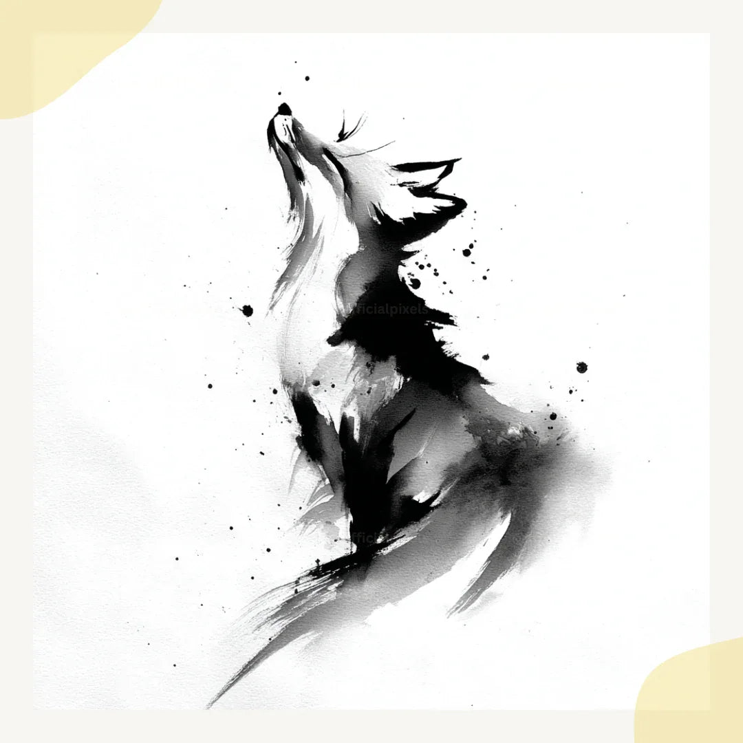 Minimalist Chinese Ink Wash AI Art Prompt for Midjourney AI Image Generator - CITTRA Collective