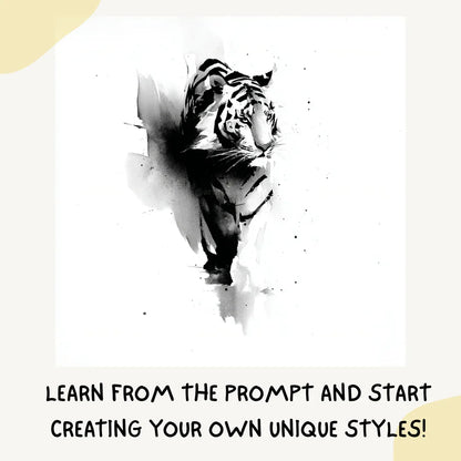 Minimalist Chinese Ink Wash AI Art Prompt for Midjourney AI Image Generator - CITTRA Collective