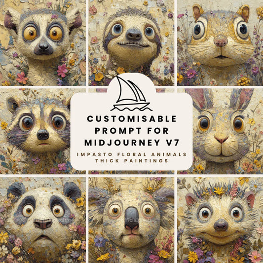 Generate Wide-Eyed Animal Portraits with This Floral Midjourney Prompt - CITTRA Collective