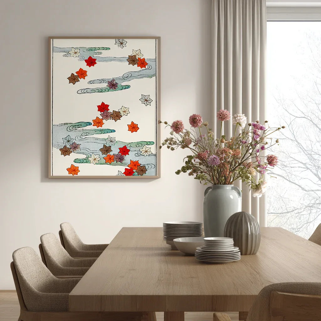 Shin Bijutsukai Flower River Print - CITTRA Collective