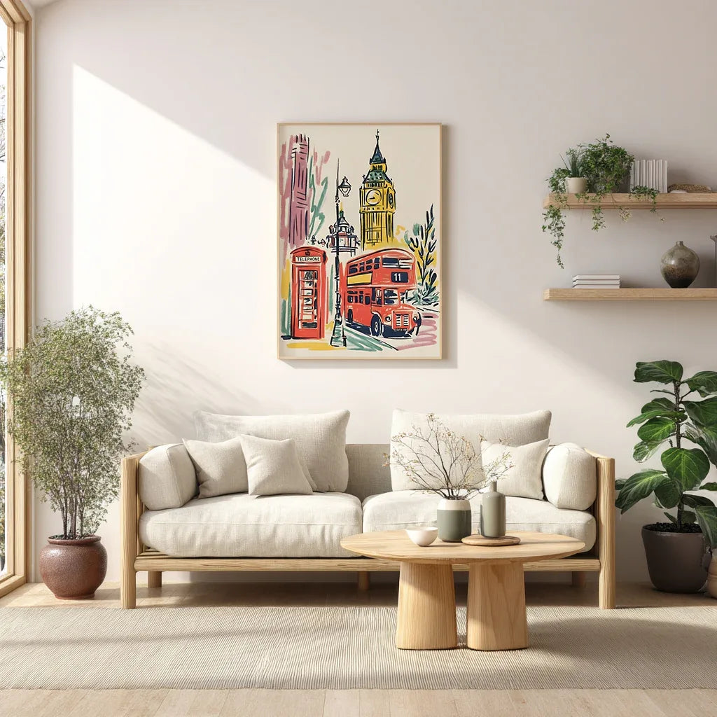 Illustrated London City Travel Print - CITTRA Collective