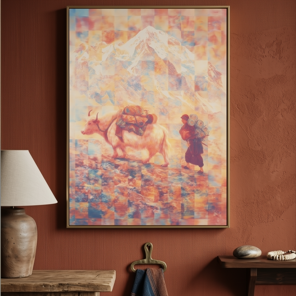 Mount Everest Poster – Unframed Art Print