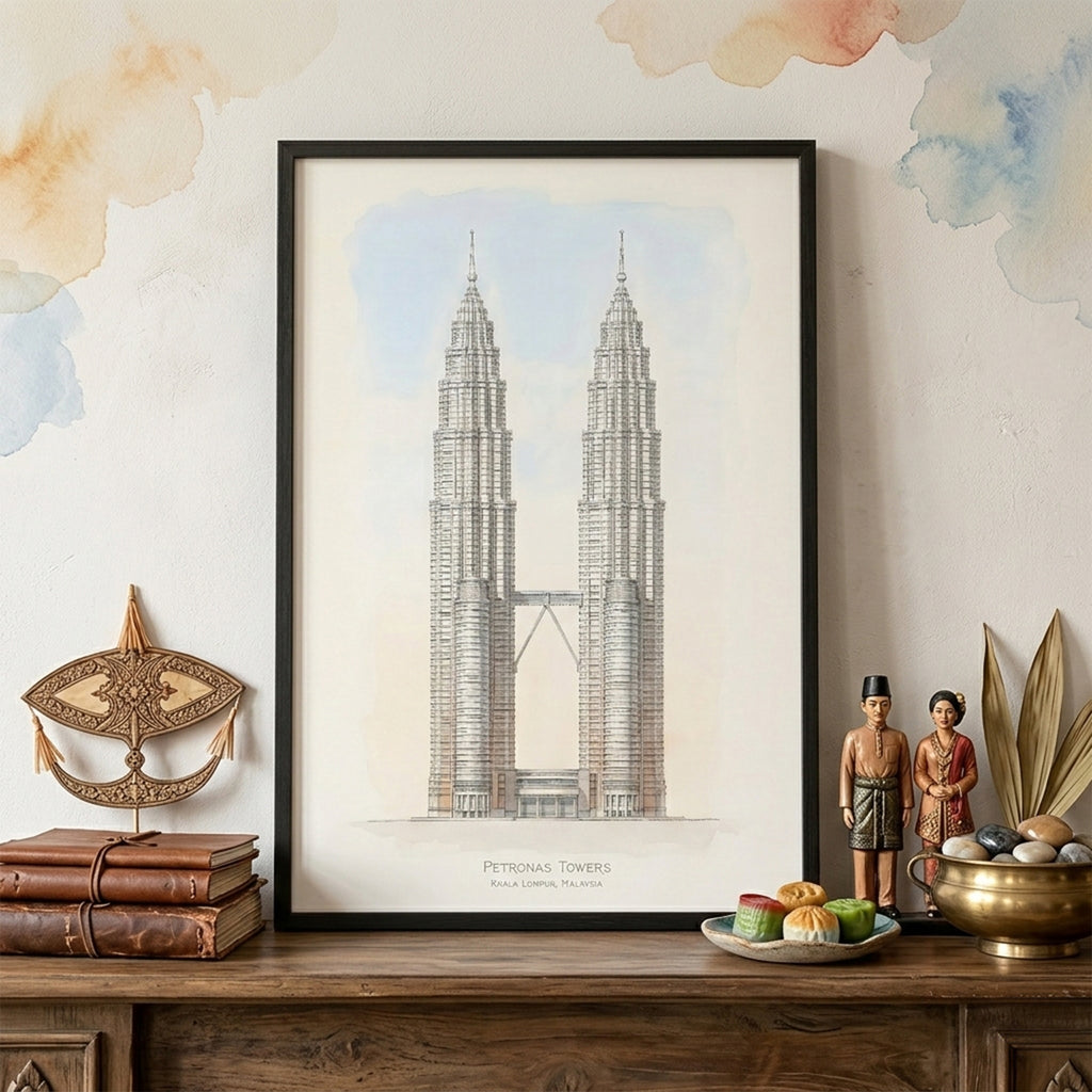The Petronas Towers Print