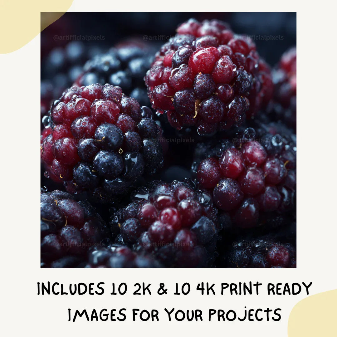 Photorealistic-close-up-of-a-juicy-blackberries-Midjourney-generated-image-with-water-droplets-and-soft-shadows-on-a-dark-background