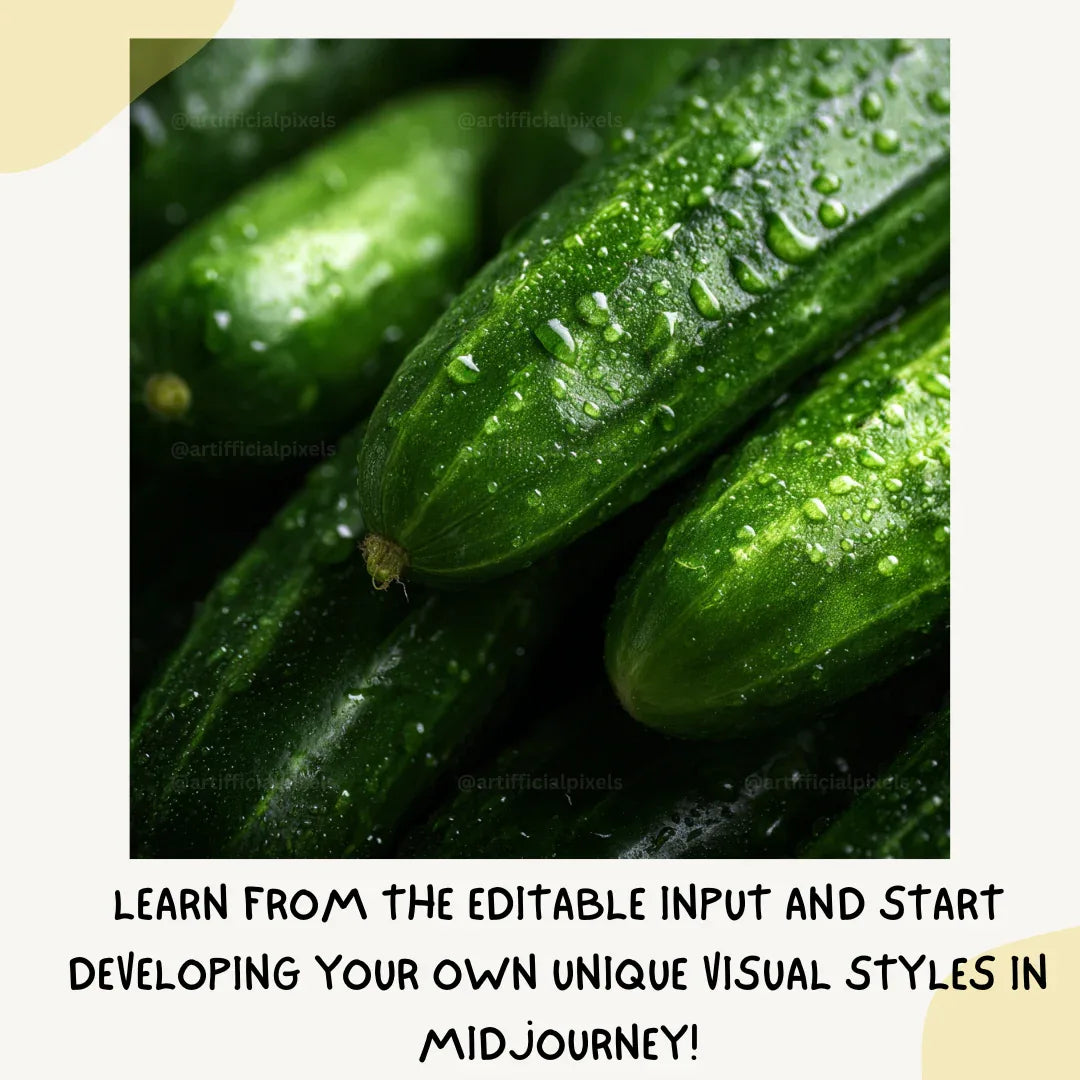 Photorealistic-close-up-of-a-juicy-cucumbers-Midjourney-generated-image-with-water-droplets-and-soft-shadows-on-a-dark-background