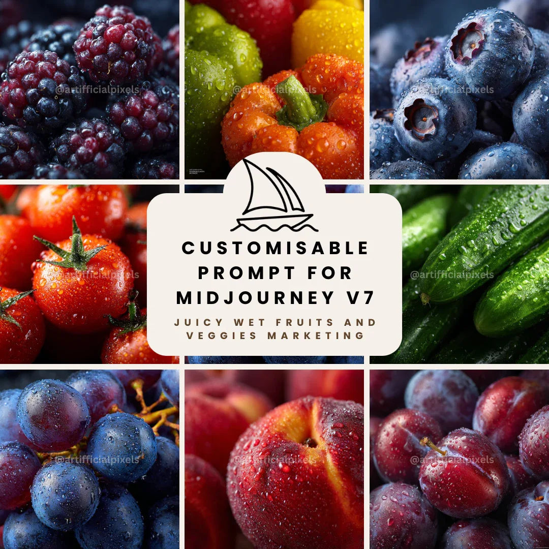 Photorealistic-close-up-of-a-juicy-fruits-and-vegetables-Midjourney-generated-image-with-water-droplets-and-soft-shadows-on-a-dark-background