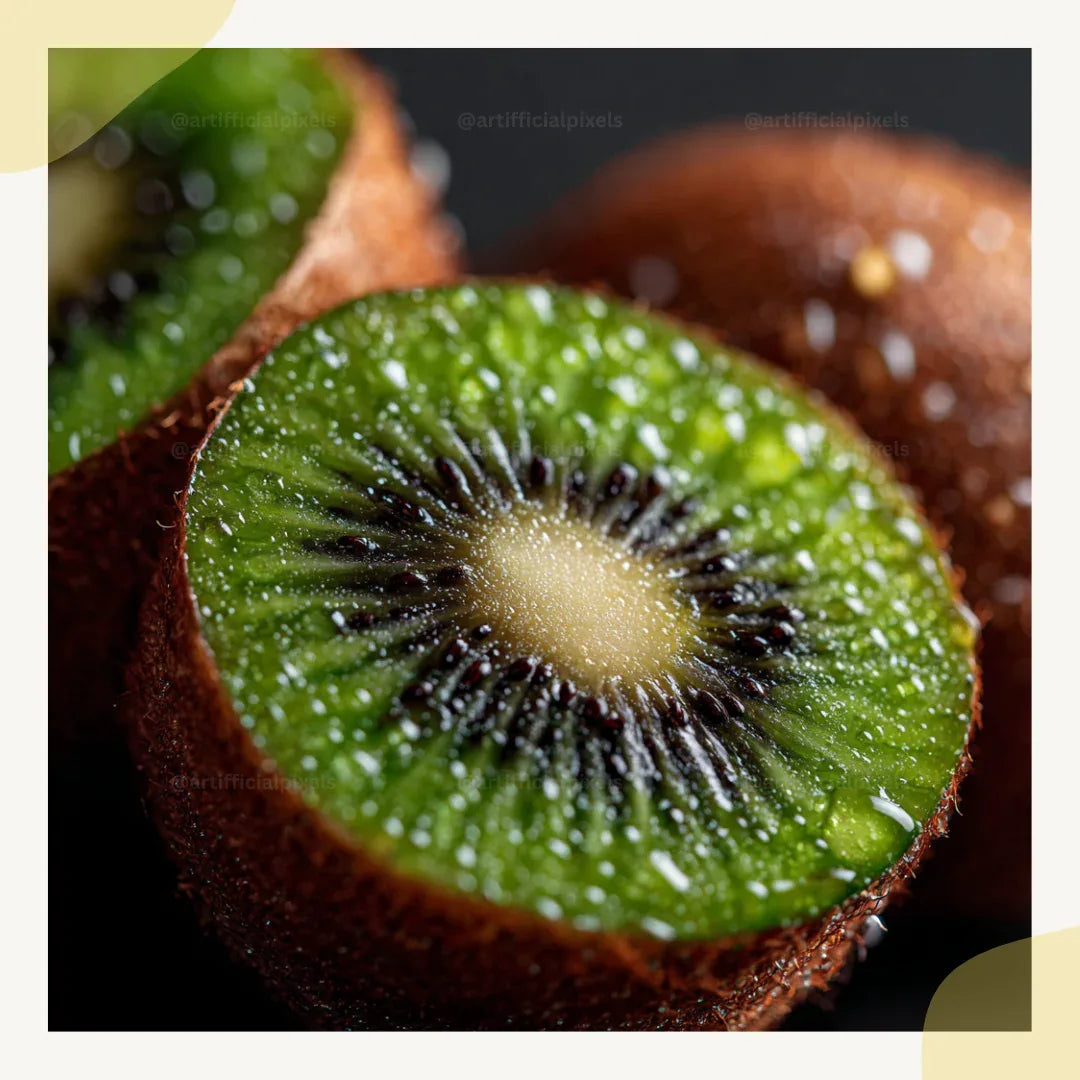 Photorealistic-close-up-of-a-juicy-kiwis-Midjourney-generated-image-with-water-droplets-and-soft-shadows-on-a-dark-background