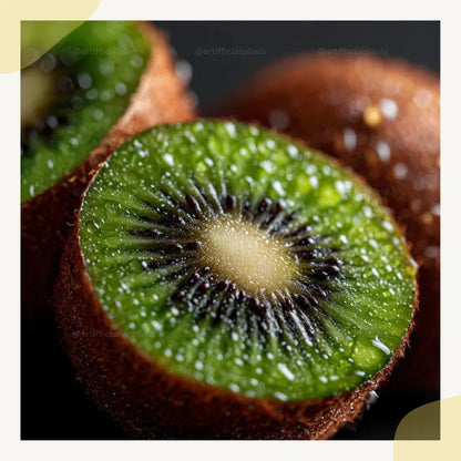 Photorealistic-close-up-of-a-juicy-kiwis-Midjourney-generated-image-with-water-droplets-and-soft-shadows-on-a-dark-background