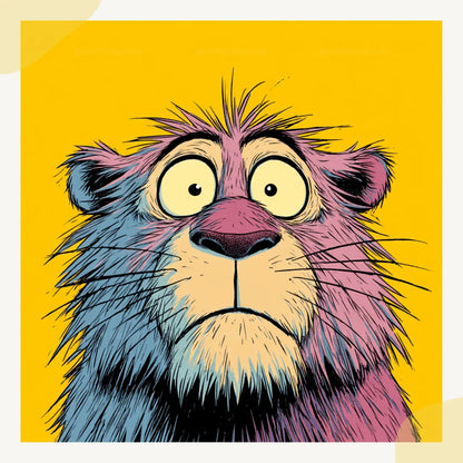 Free Midjourney Prompt for AI Generated Pop Art Animal Portraits - CITTRA Collective