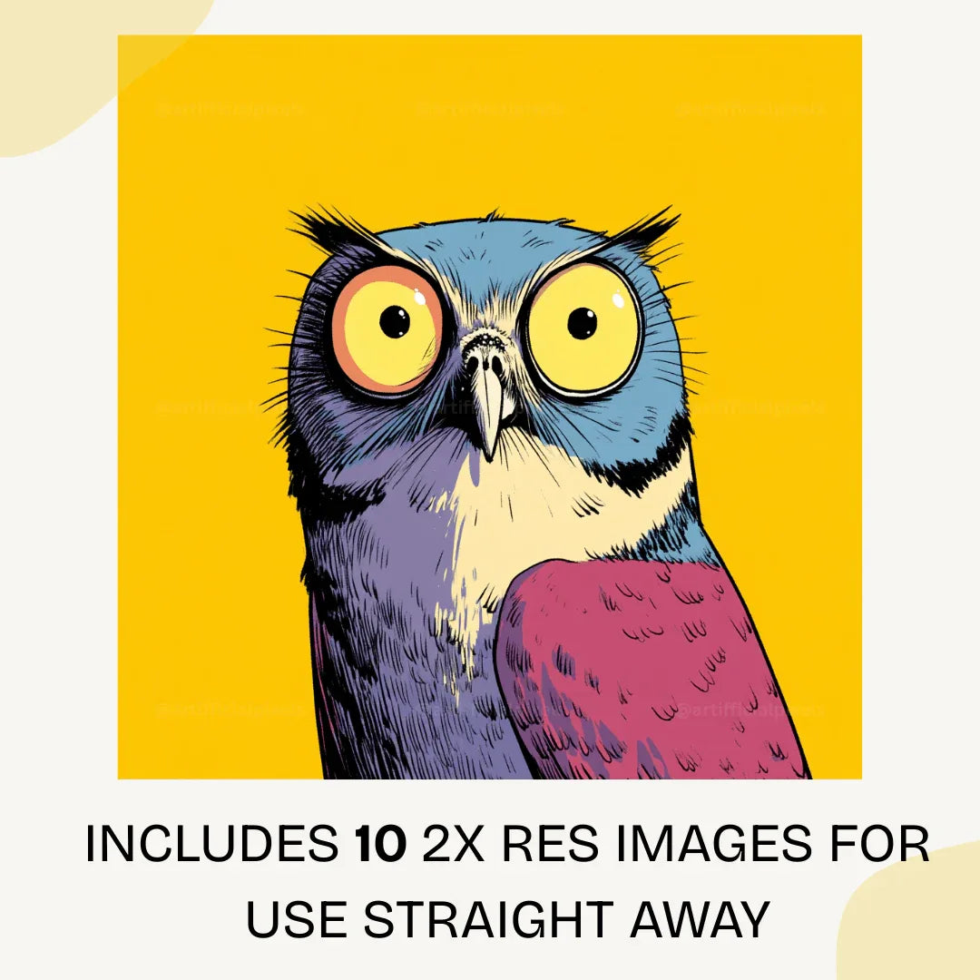 Free Midjourney Prompt for AI Generated Pop Art Animal Portraits - CITTRA Collective
